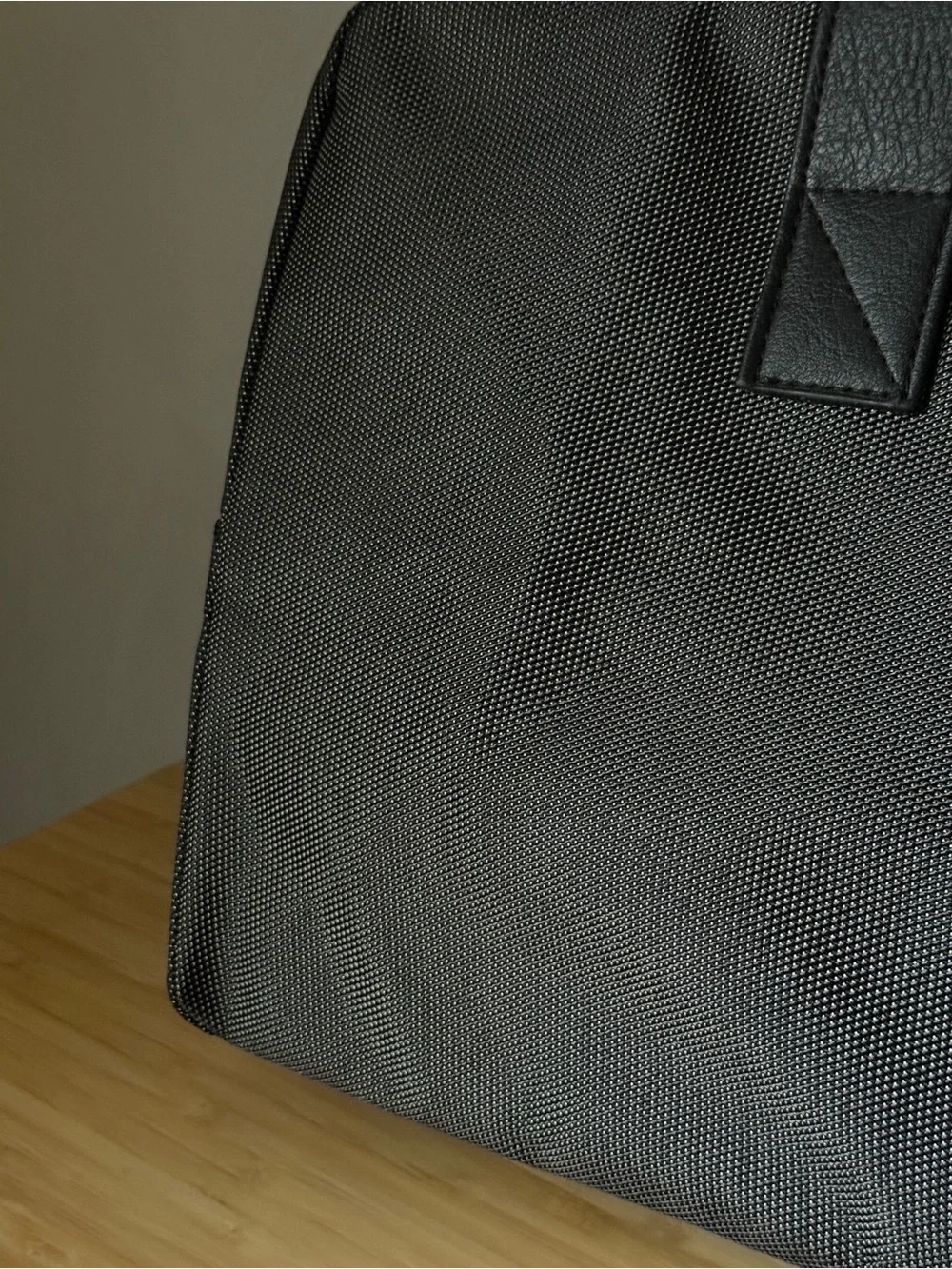 John Varvatos Black Weekender Travel Duffel Bag